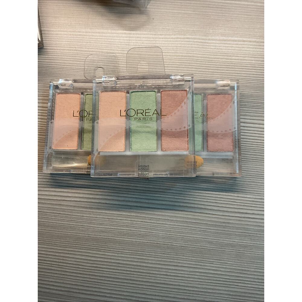 L'OREAL Wear Infinite‎ Trilogy Sheer Color Eyeshadow Trio RAVE REVIEWS Lot Of 3